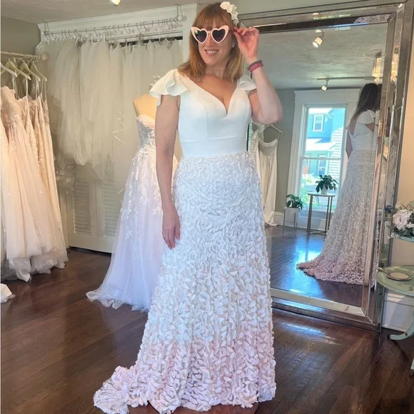 Theia | Dresses | Theia X A Brides Design Reimagined Emma Gown | Poshmark